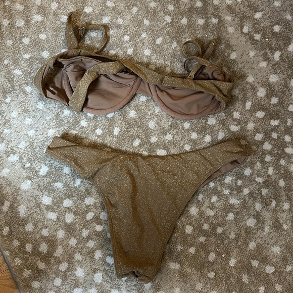 Monday swimwear sparkly tan bikini - Picture 2 of 2